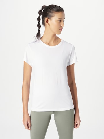 T-shirt fonctionnel 'Julee' Athlecia en blanc : devant