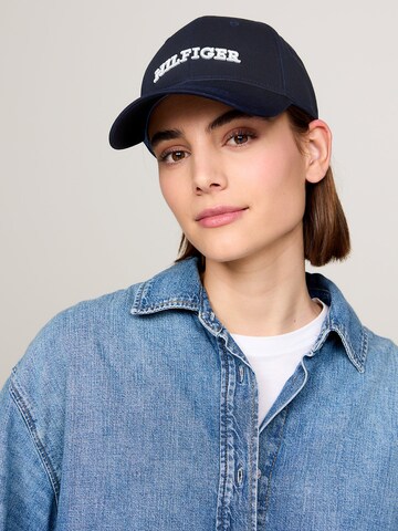 TOMMY HILFIGER Cap 'Embroidery' in Blau