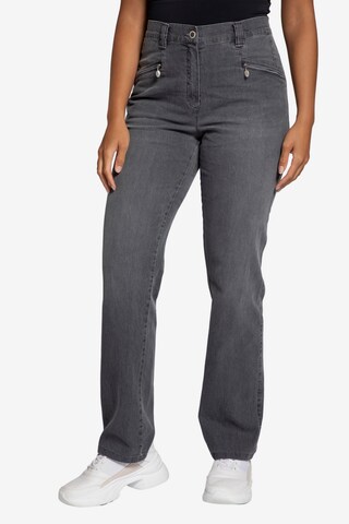 regular Jeans 'Mony' di Ulla Popken in grigio: frontale