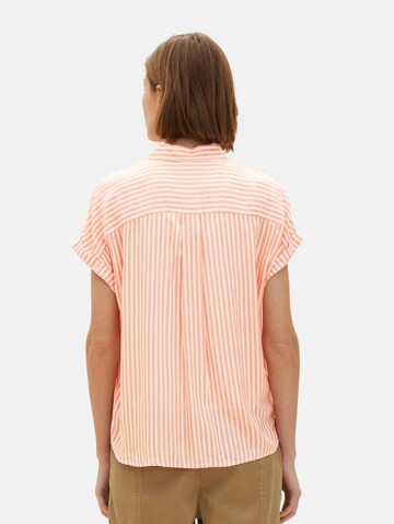 TOM TAILOR Blouse in Orange