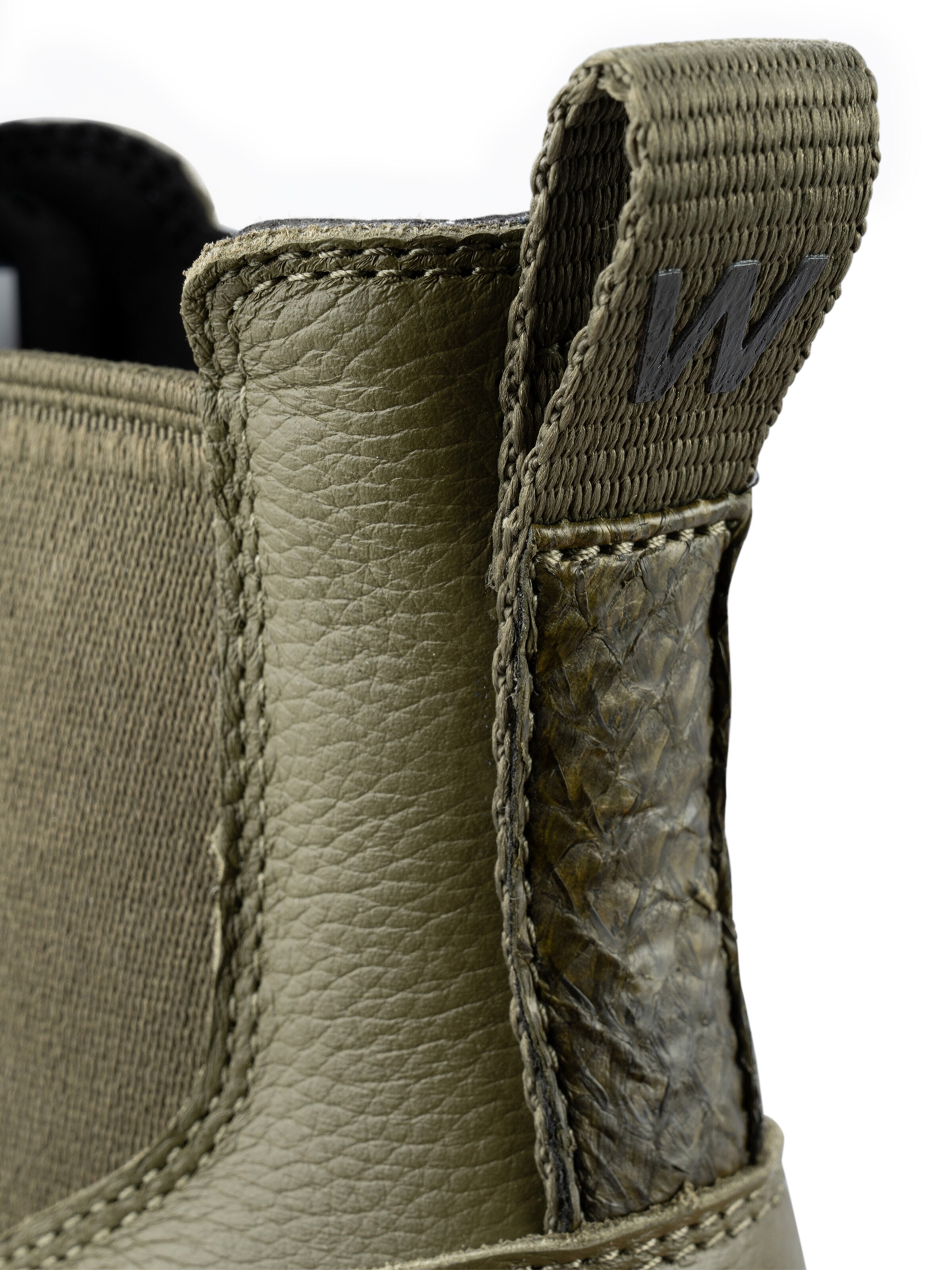 WODEN Chelsea Boots 'Silje' i grøn