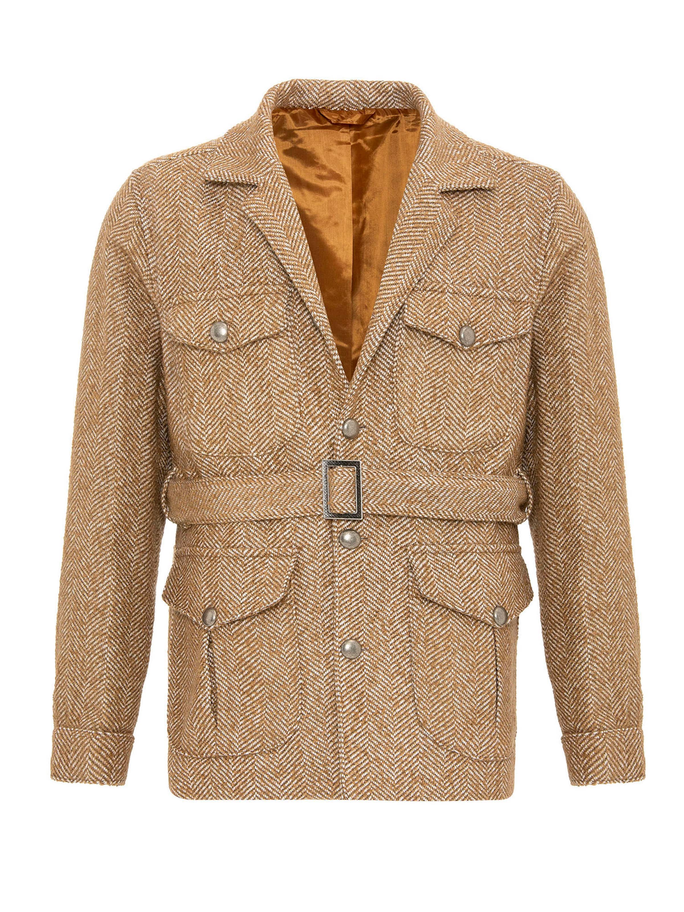 Antioch Демисезонное пальто в Бежевый: спереди