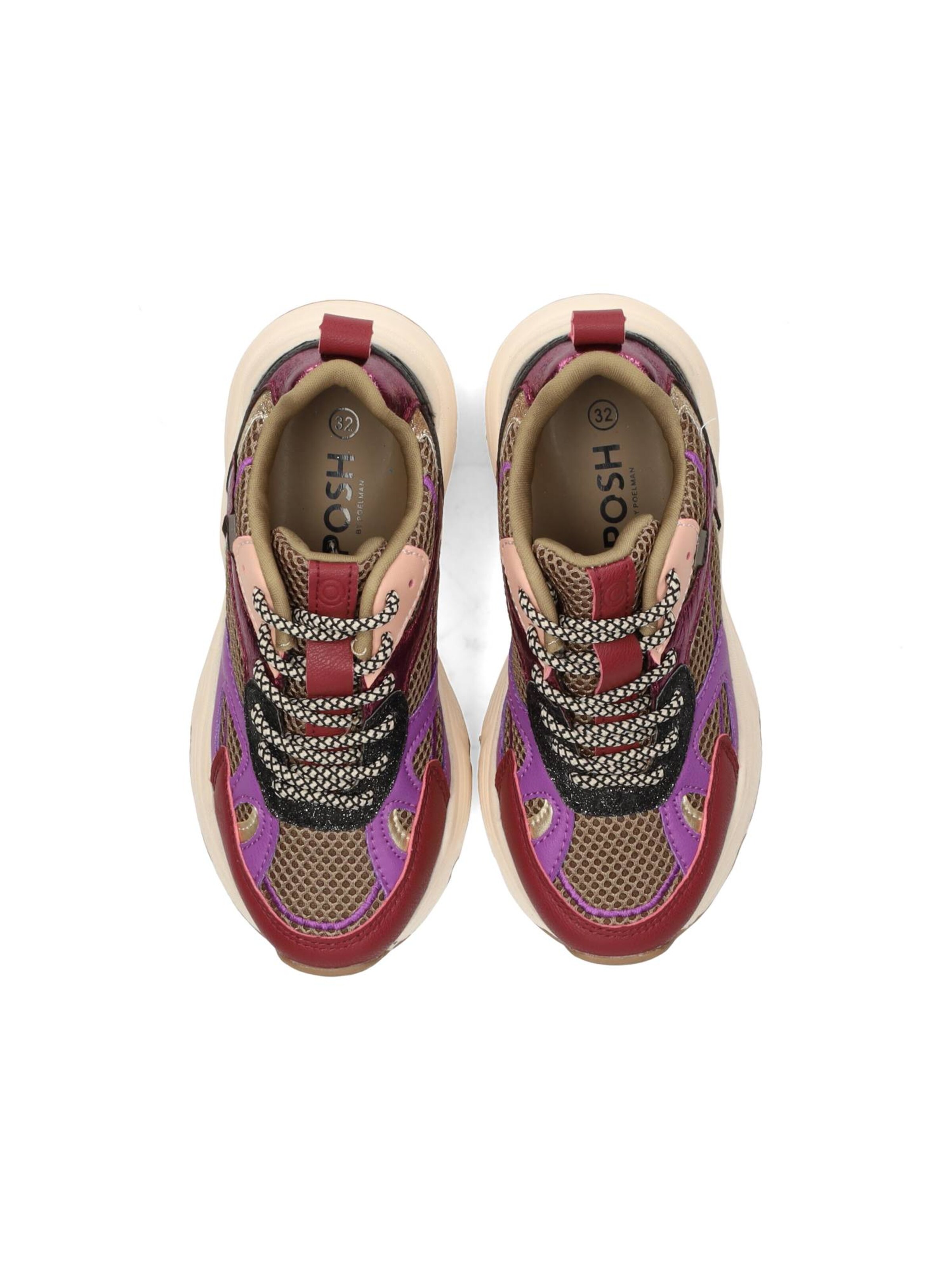 POSH by Poelman Trainers 'Ayoki' in Brown