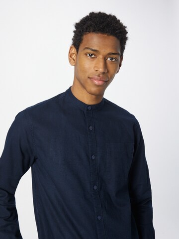 Coupe regular Chemise 'Raffi' INDICODE JEANS en bleu