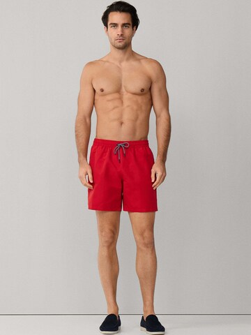 Hackett London Swimming shorts 'Icon Solid' in Red