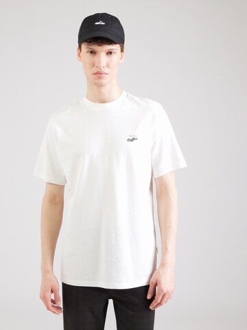 Tricou 'BHKEYON' de la BLEND pe alb