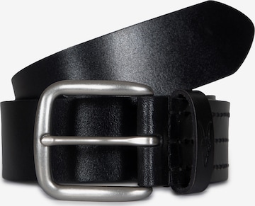 Ceinture AllSaints en noir : devant