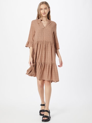 SAINT TROPEZ Shirt Dress 'Eda' in Beige: front