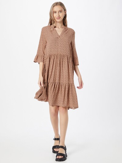 SAINT TROPEZ Shirt Dress 'Eda' in Beige / Black, View model