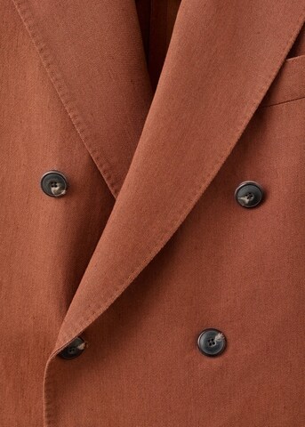 MANGO MAN Regular fit Suit Jacket 'Selection' in Orange