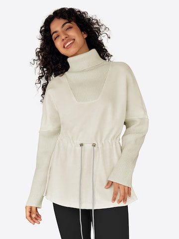 Imily Bela Μπλούζα φούτερ σε μπεζ: μπροστά