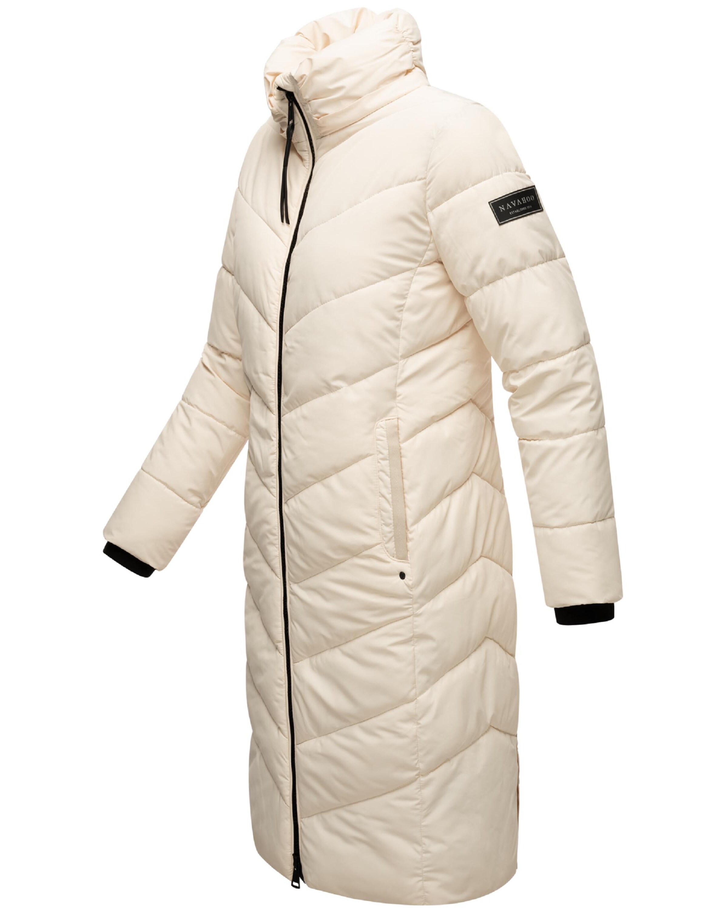 NAVAHOO Winter coat 'Sahnekatzii XIV' in Beige