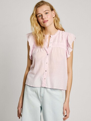 Camicia da donna 'Diallo' di Pepe Jeans in rosa: frontale