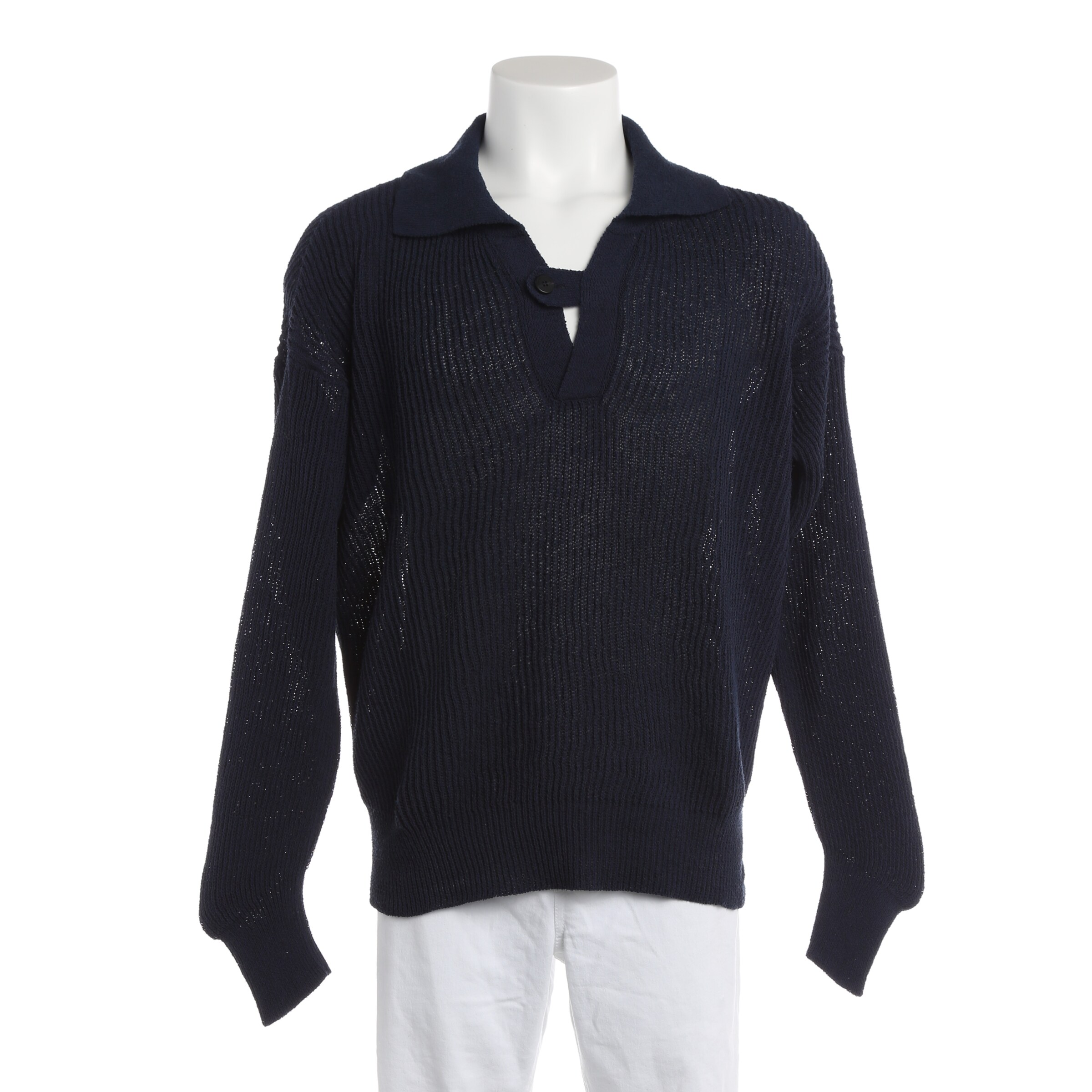 Roberto Collina Pullover / Strickjacke M-L in Blau: Vorderseite