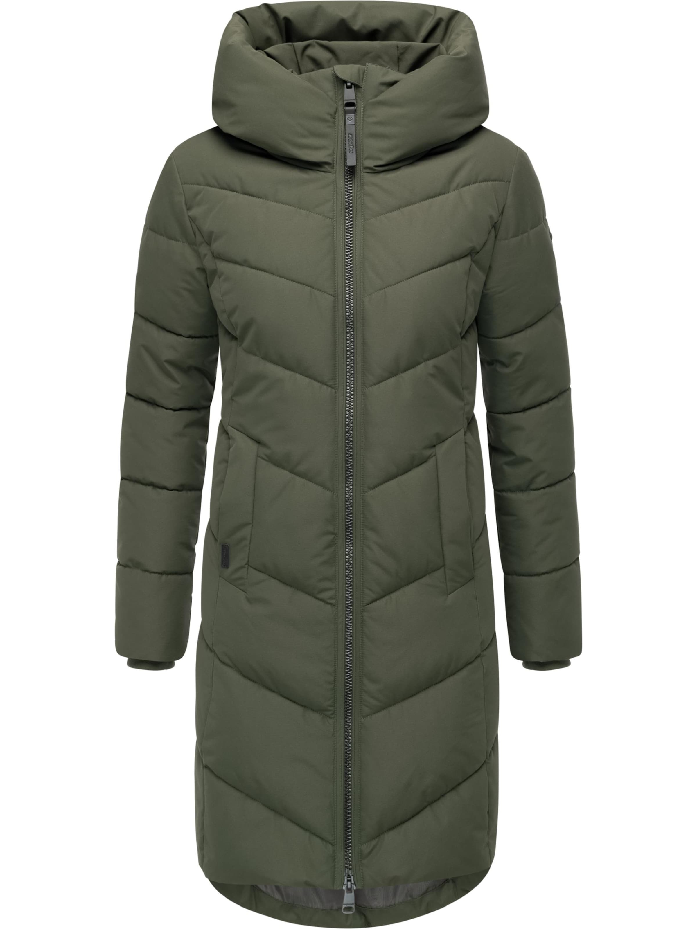 Ragwear Winter coat 'Natalin' in Green: front