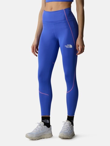 THE NORTH FACE Slimfit Sportbroek 'W Hakuun' in Blauw: voorkant