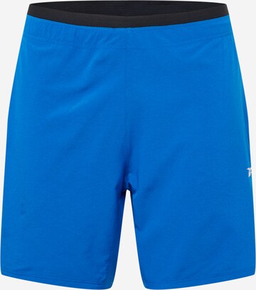 Reebok Sportbroek in Blauw: voorkant