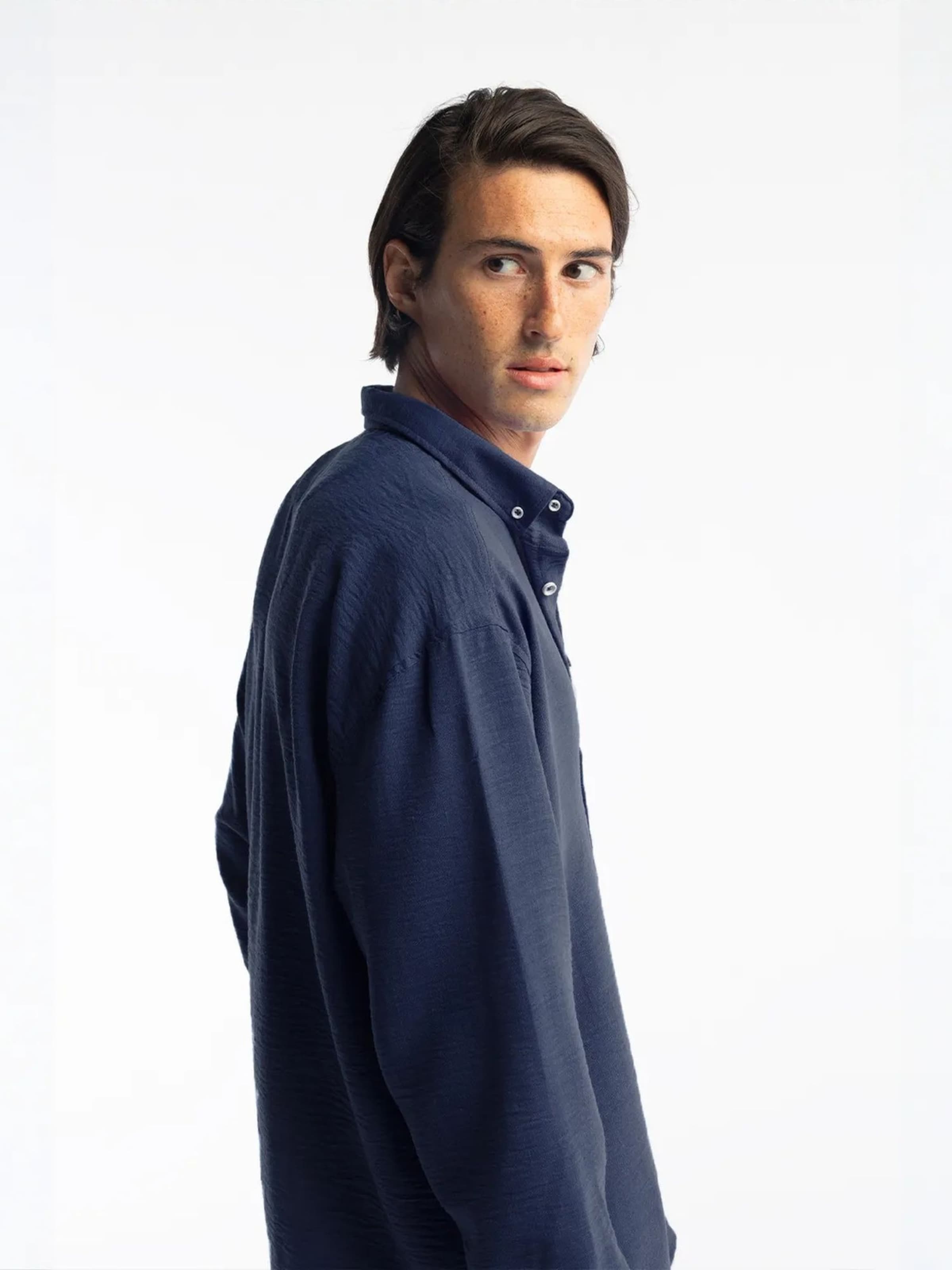 Giesto Comfort fit Overhemd in Blauw