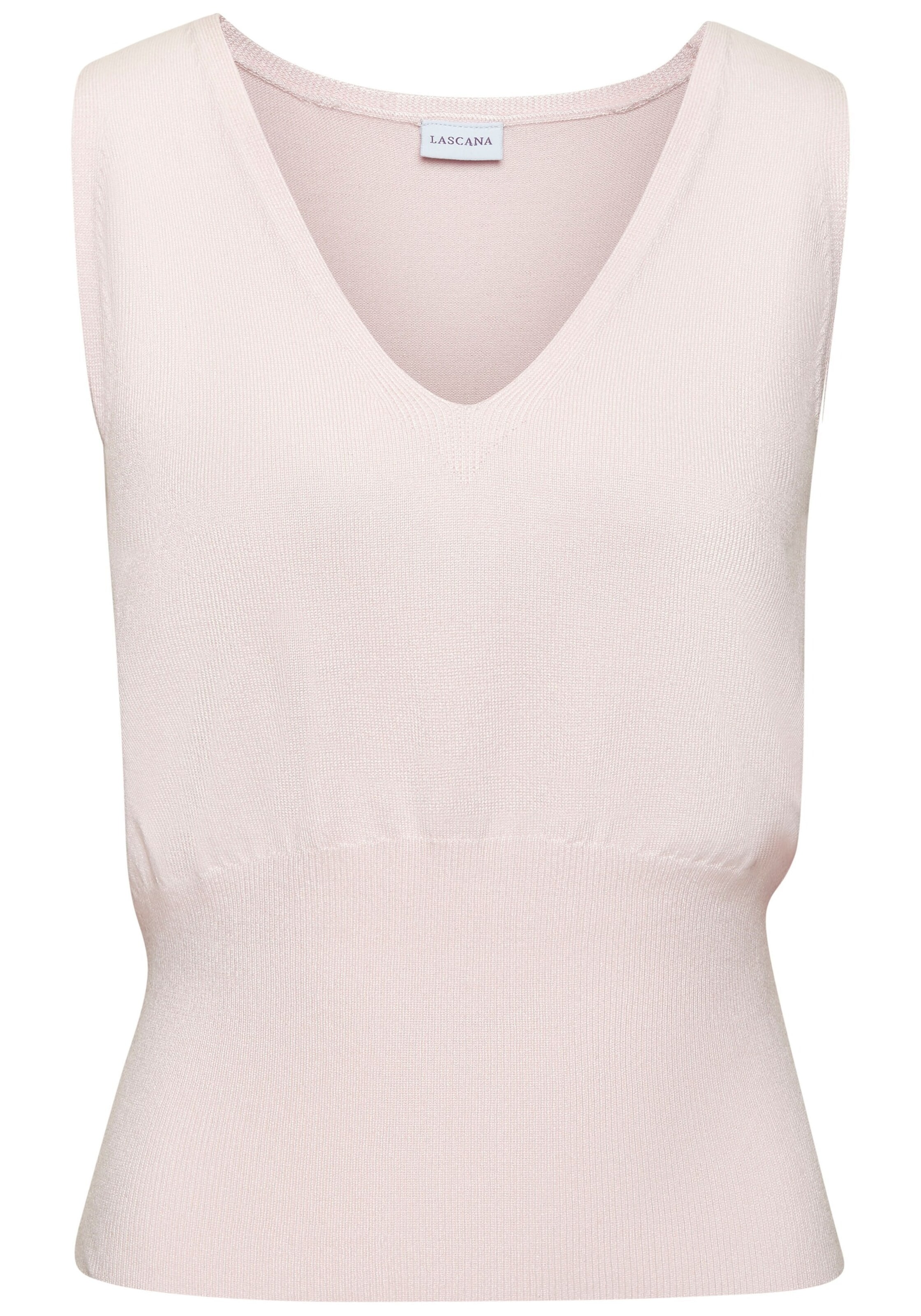 LASCANA Top - rózsaszín: elől