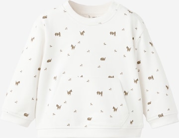 MANGO KIDSSweater majica 'PAUL' - bijela boja: prednji dio