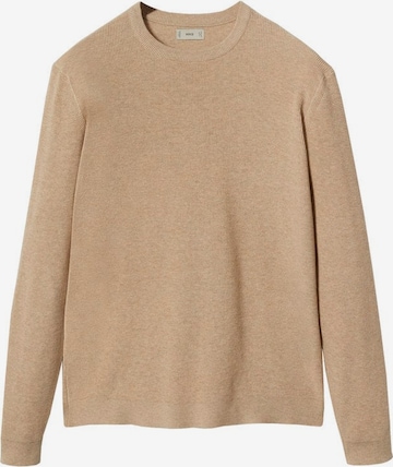 MANGO MAN Tröja 'Antigua' i beige: framsida