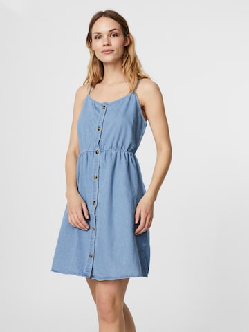 VERO MODA Letní šaty 'FLICKA' – modrá: přední strana