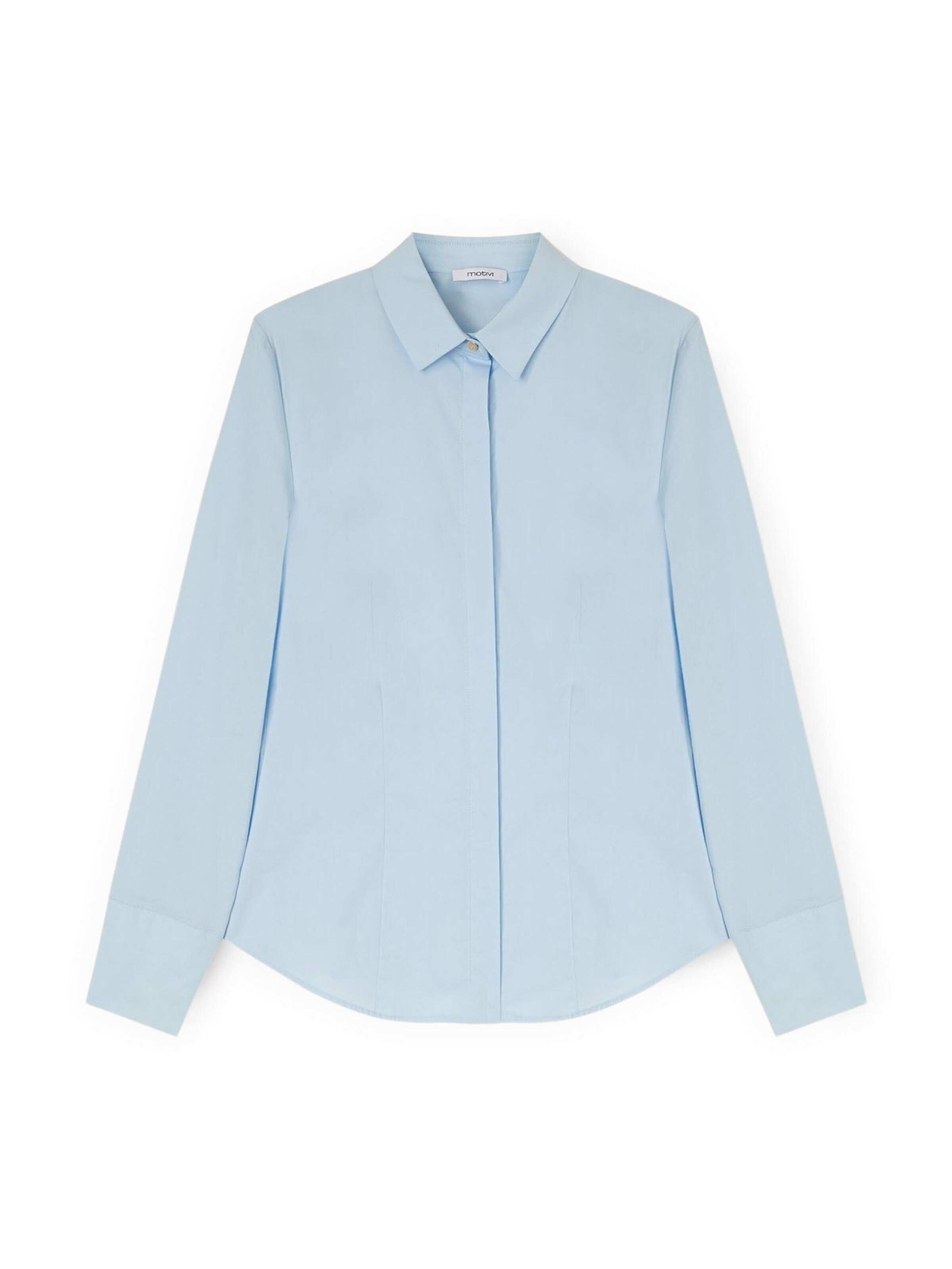 MOTIVI Blouse in Blue: front