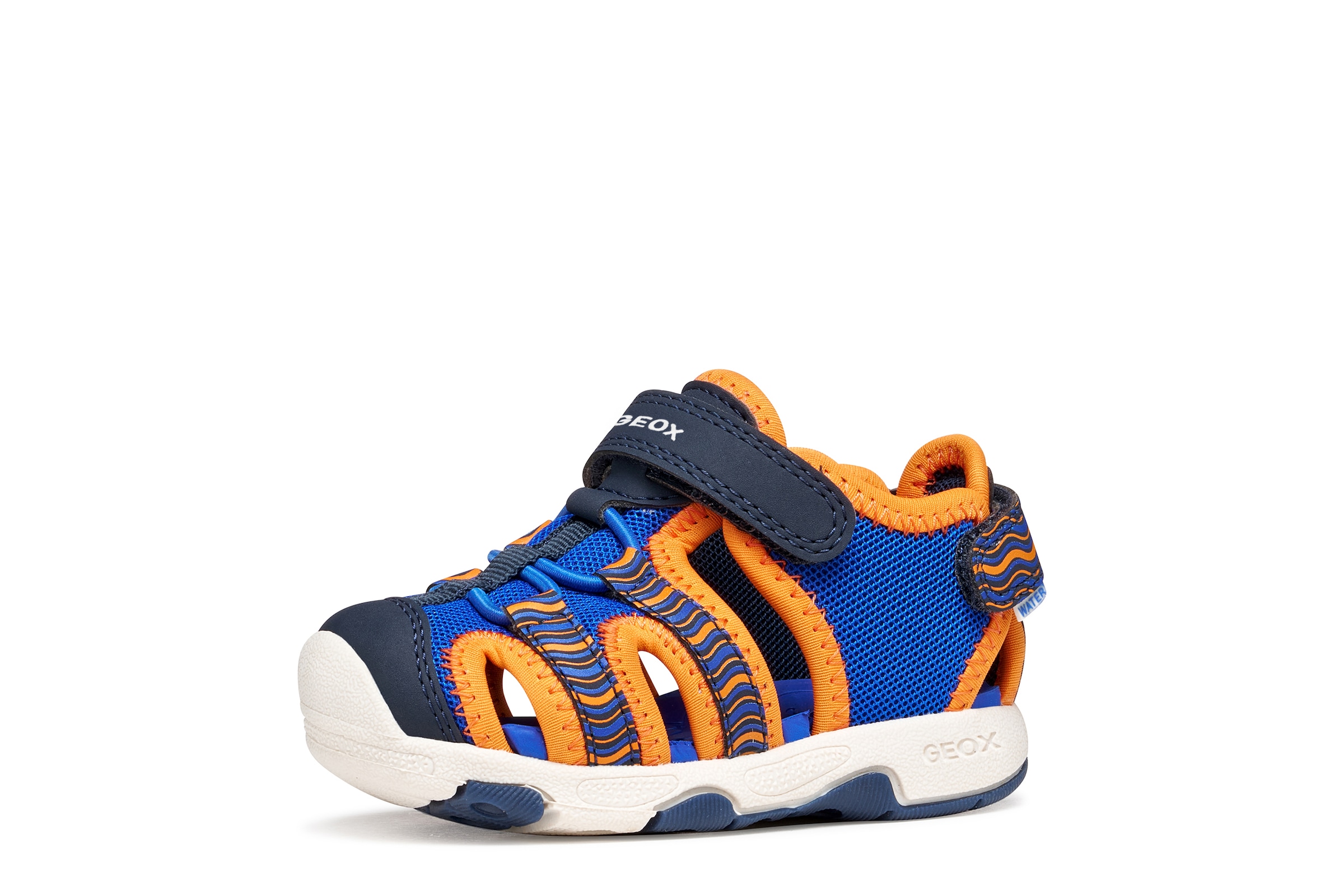GEOX First-Step Shoes in Cobalt blue / Orange, Item view