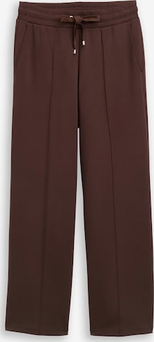 TOM TAILOR Wide Leg Hose in Braun: Vorderseite