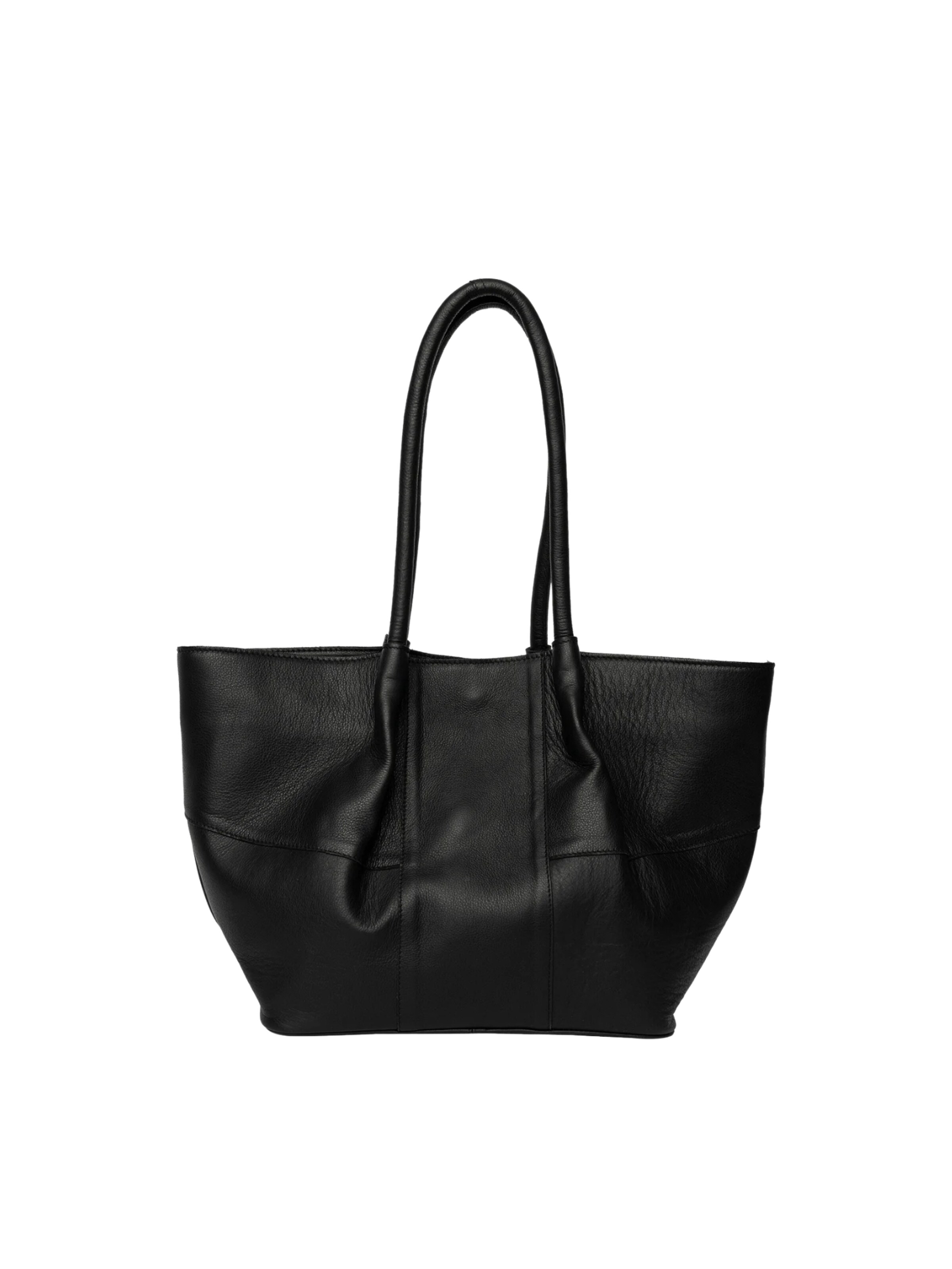 Cabas ' Nane ' RE:DESIGNED en noir : devant