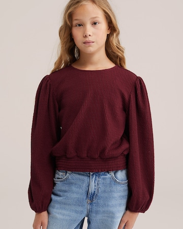 WE Fashion Blúzka - Červená: predná strana