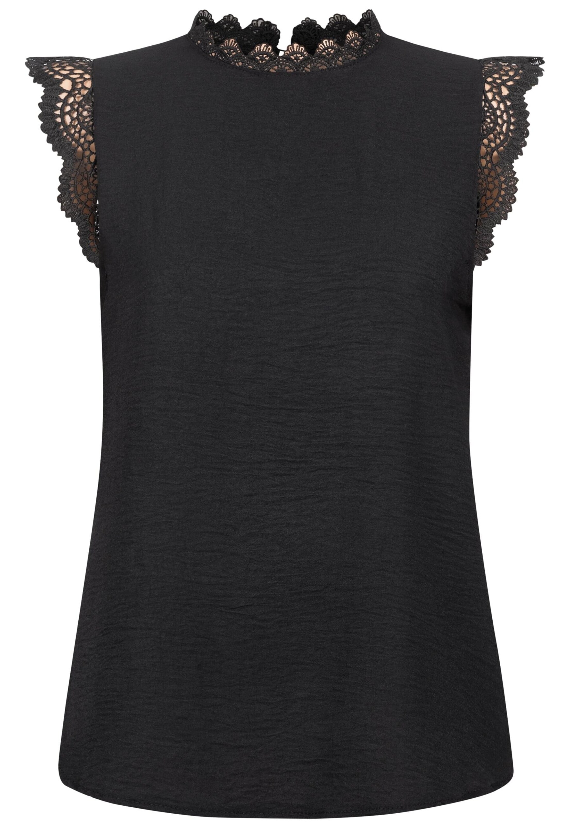 Cloud5ive Bluse in Schwarz: Vorderseite