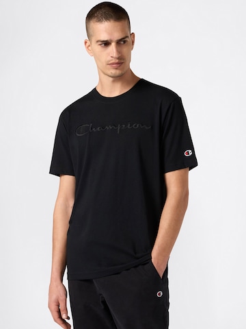 Champion Authentic Athletic ApparelMajica - crna boja: prednji dio