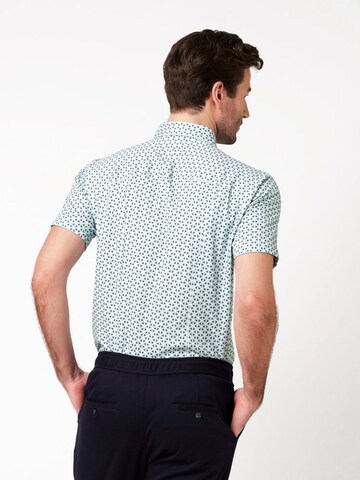 DESOTO Slim fit Button Up Shirt in Blue