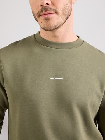 Sweat-shirt Karl Lagerfeld en vert