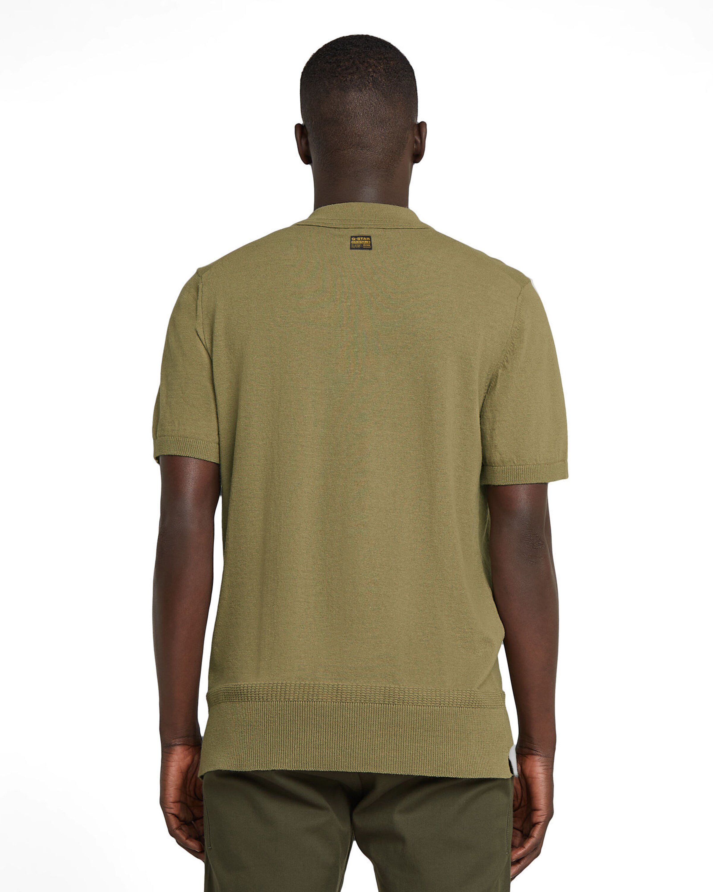 G-STAR Shirt 'Knitted' in Green