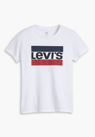 T-shirt LEVI'S ® en blanc : devant