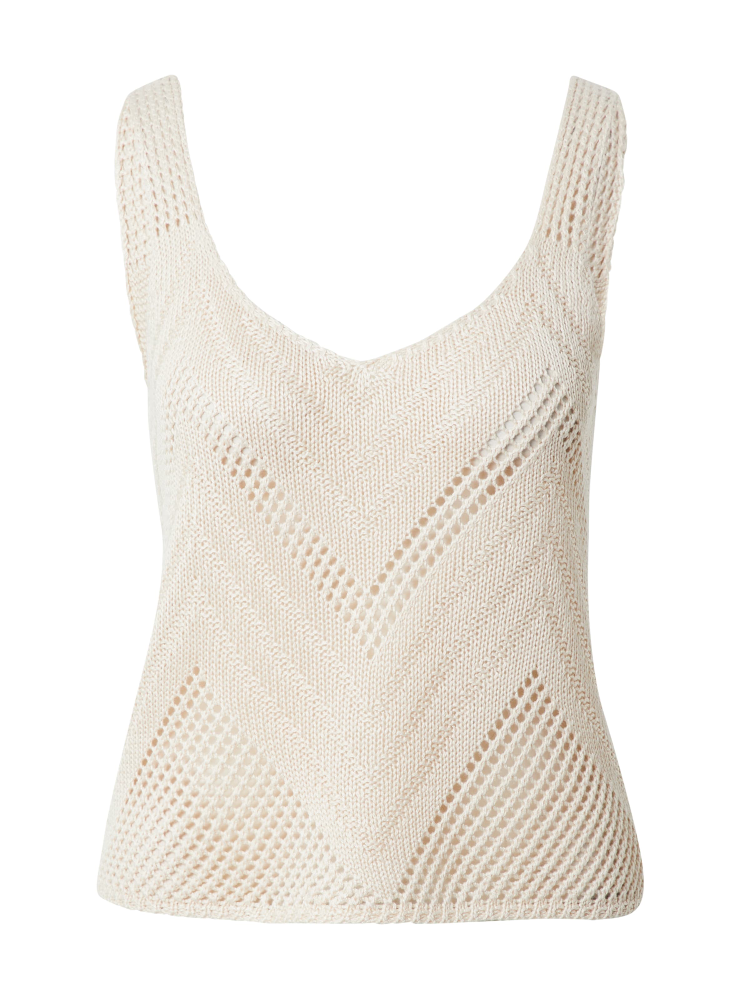 JDY Πλεκτό τοπ 'Sun' σε μπεζ: μπροστά