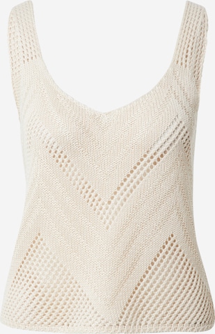 JDY Knitted Top 'Sun' in Beige: front