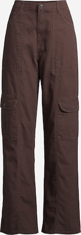 Loosefit Pantalon cargo AÉROPOSTALE en marron : devant