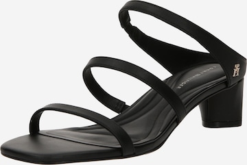 TOMMY HILFIGER Mules in Black: front