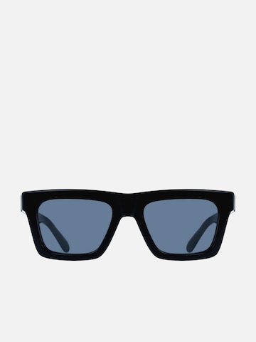 FERRAGAMO - Gafas de sol en negro: frente