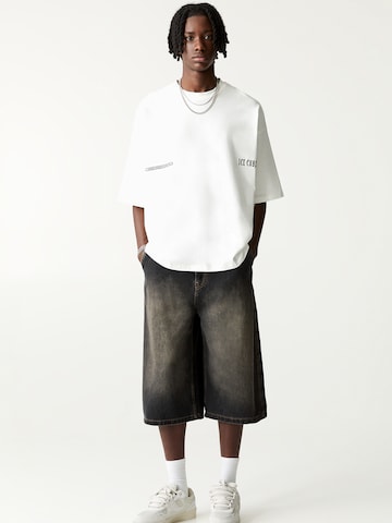 Maglietta 'ICE CUBE' di Pull&Bear in bianco