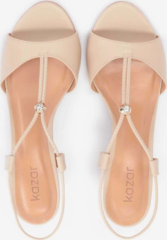 Kazar Sandals in Beige