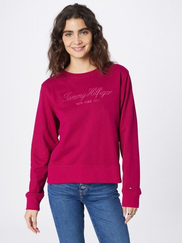 TOMMY HILFIGER - Sweatshirt em vermelho: frente