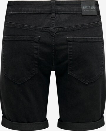 Only & Sons - Regular Calças de ganga 'Ply' em preto