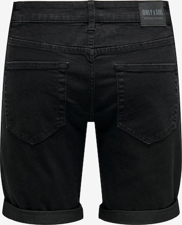 Only & Sons Regular Jeans 'Ply' in Black