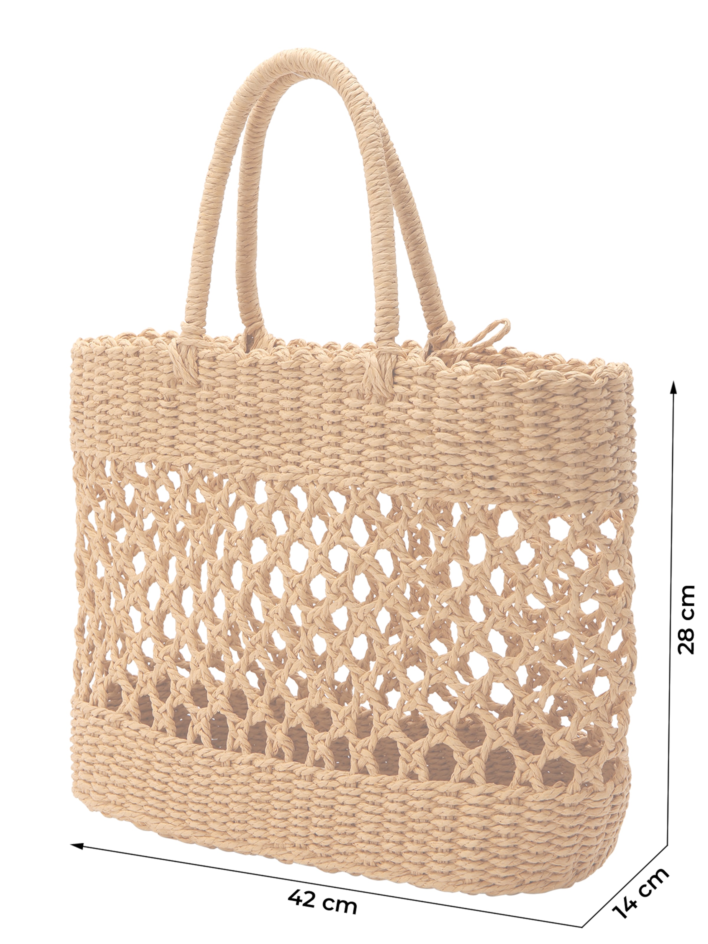 Borsa da spiaggia 'JYJ-SS25-B17' di ABOUT YOU in beige