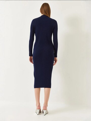 Abito in maglia di Bianco Lucci in blu