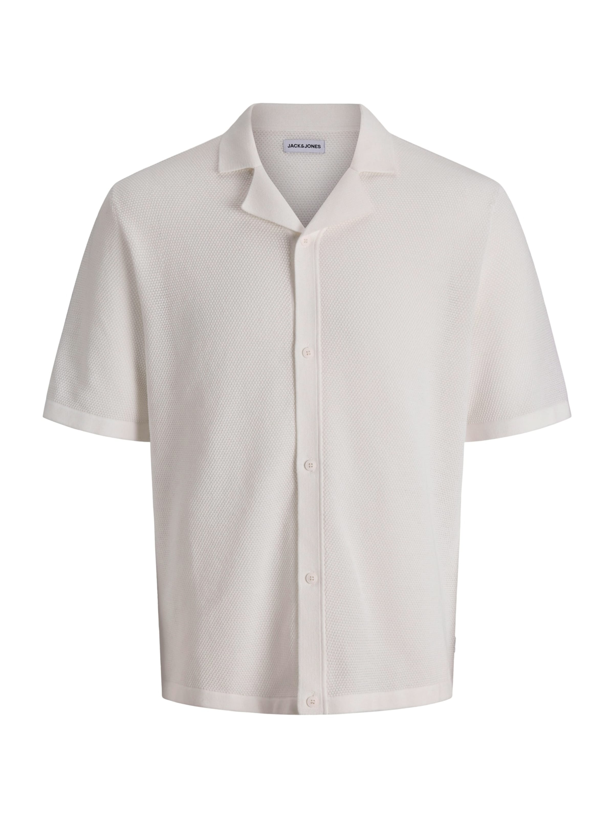 JACK & JONES Strickjacke 'JJCHRIS' in Weiß: Vorderseite